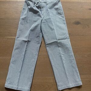 J Crew wide leg cropped pants. Like new.